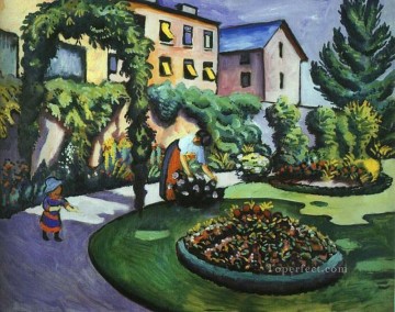 表現主義 Painting - ボン表現主義者のマックス庭園